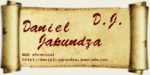 Daniel Japundža vizit kartica